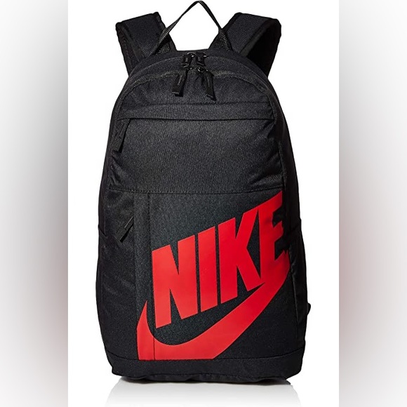 nike elemental backpack black and red